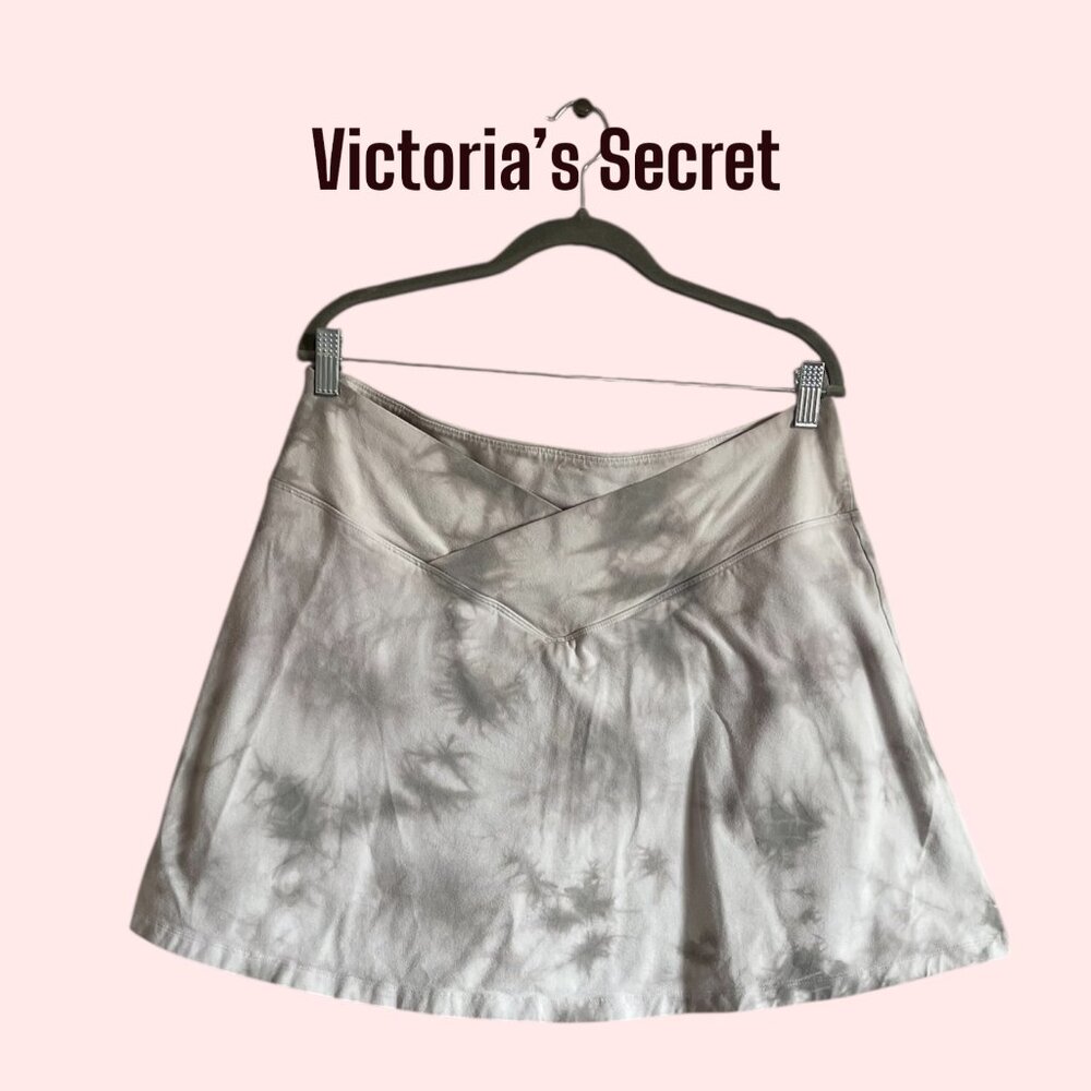 PINK By Victoria’s Secret Cotton Cross Over Tie-Dye Skort Size XXL
